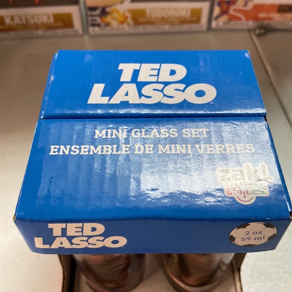 Ted Lasso Mini Glass Set, Brand New 🔥 - Picture 5 of 5